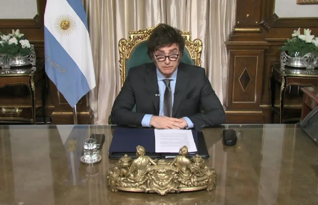 Milei mensaje de Fin Año
