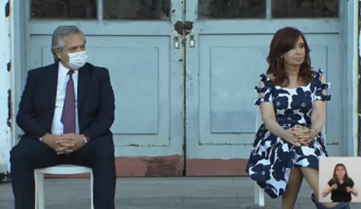 Alberto fernandez y Cristina fernandez