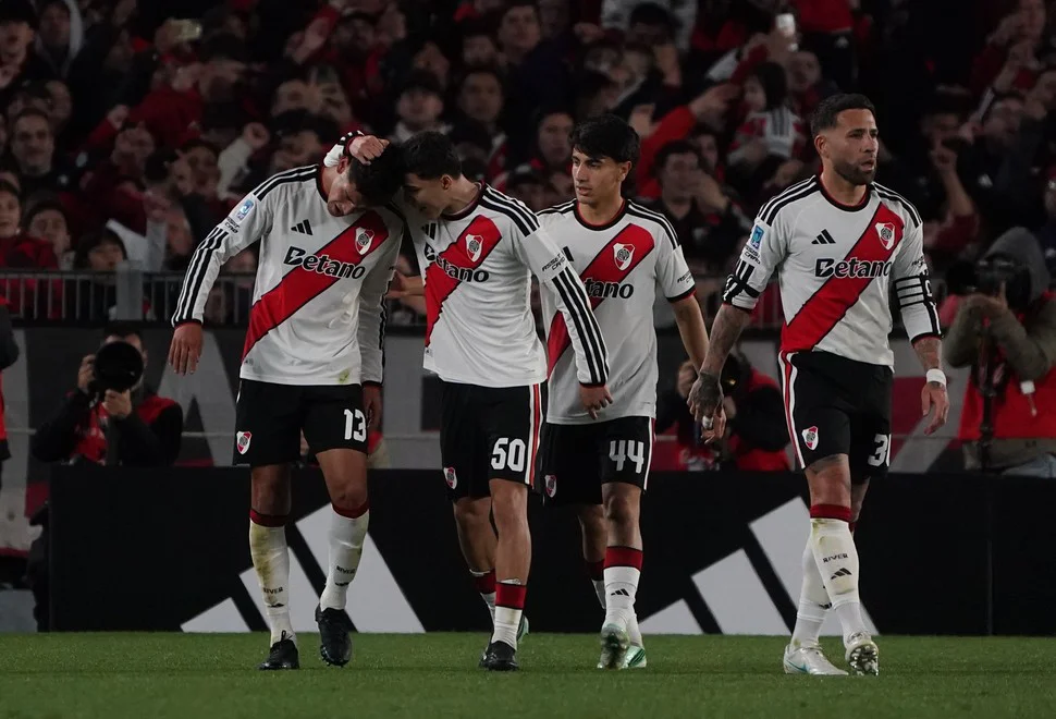 river le ganó a racing