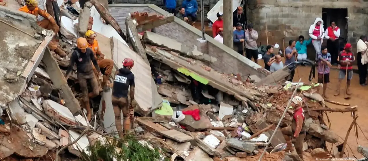 fuertes lluvias en Brasil