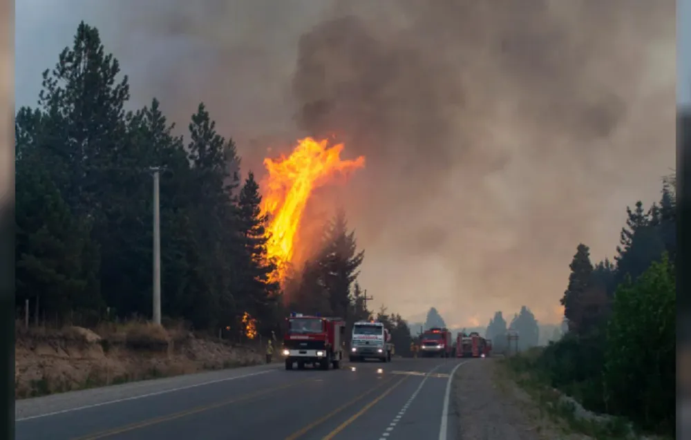 Incendio en El Bolsón 2