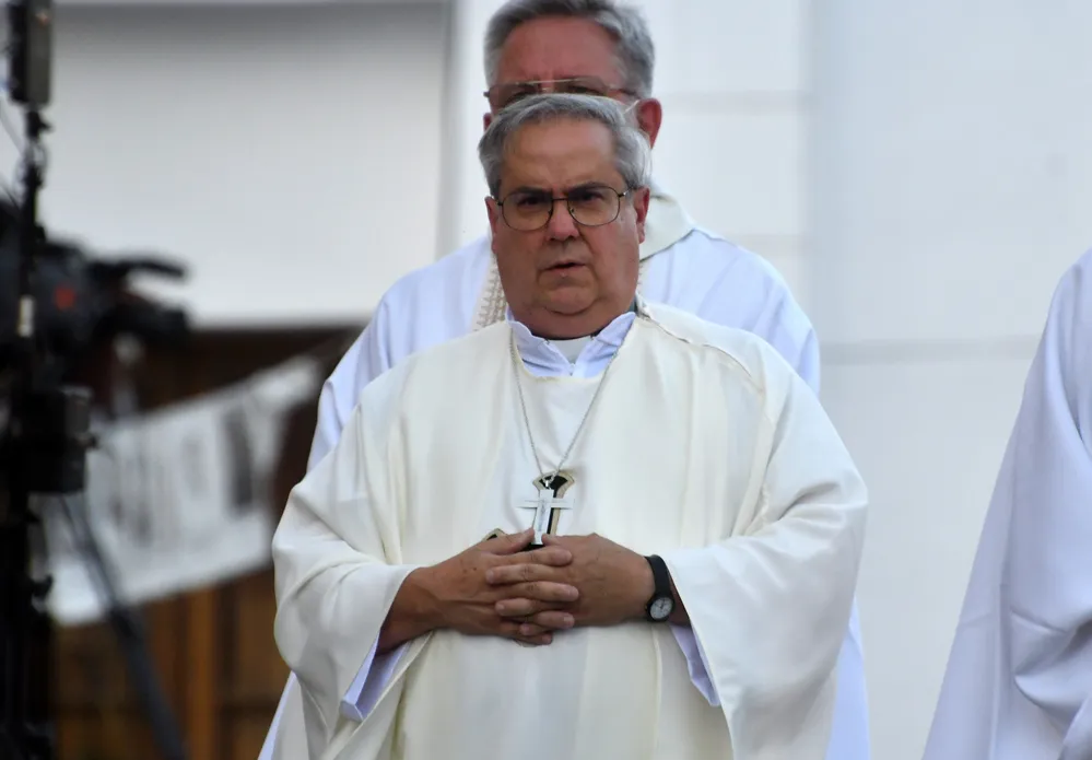 EL OBJETIVO FOTO ARZOBISPO ANGEL ROSSI TELAM