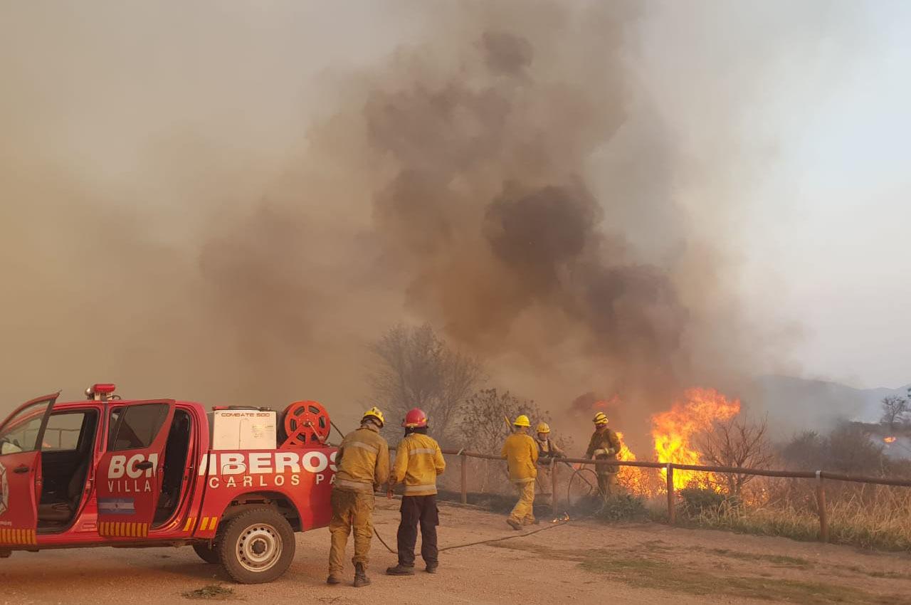 Bomberos incedios en córdoba