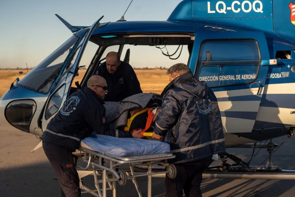rescate aéreo
