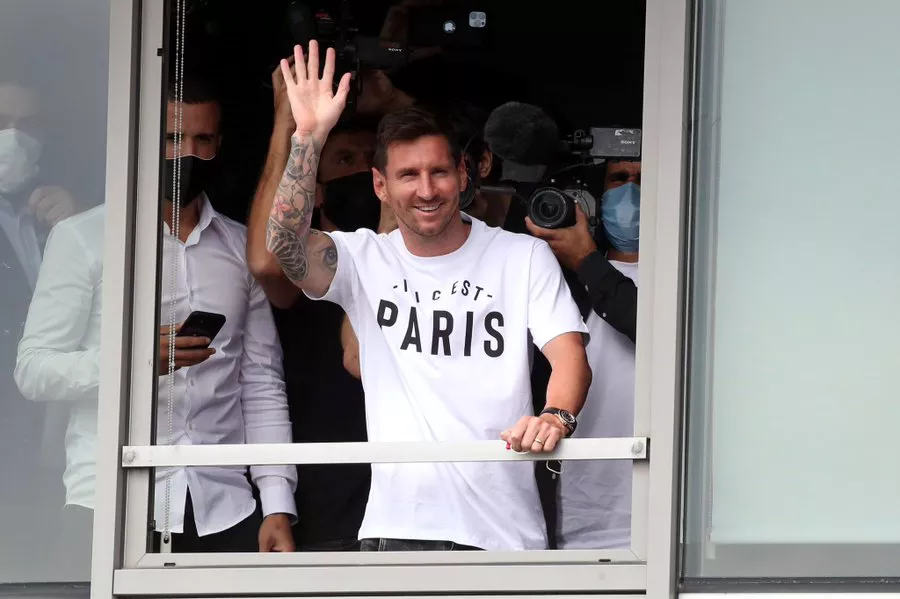 Messi llegó a París