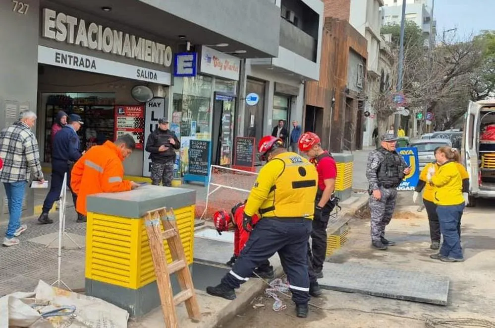 EL OBJETIVO FOTO CAIDA OPERARIO