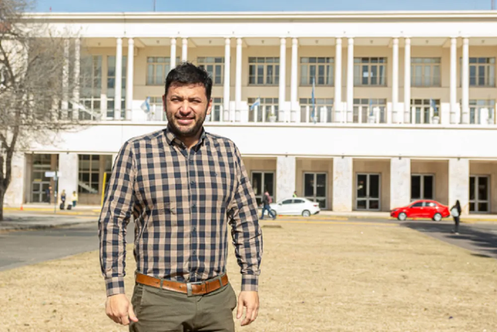 Germán Stropa, representante de la UNC en el proyecto TechTraPlastiCE