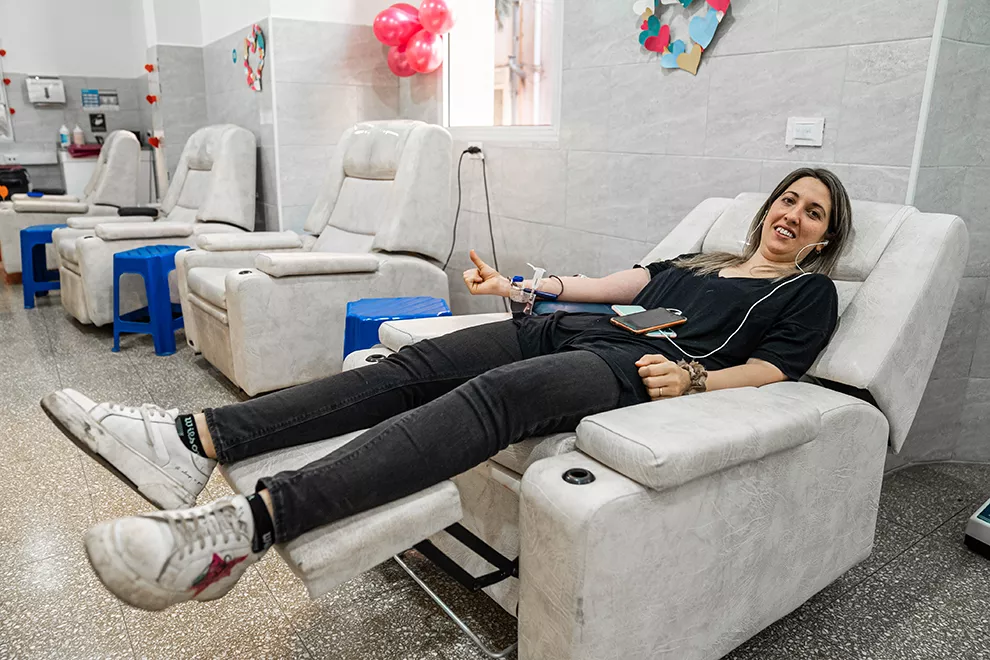 donar sangre