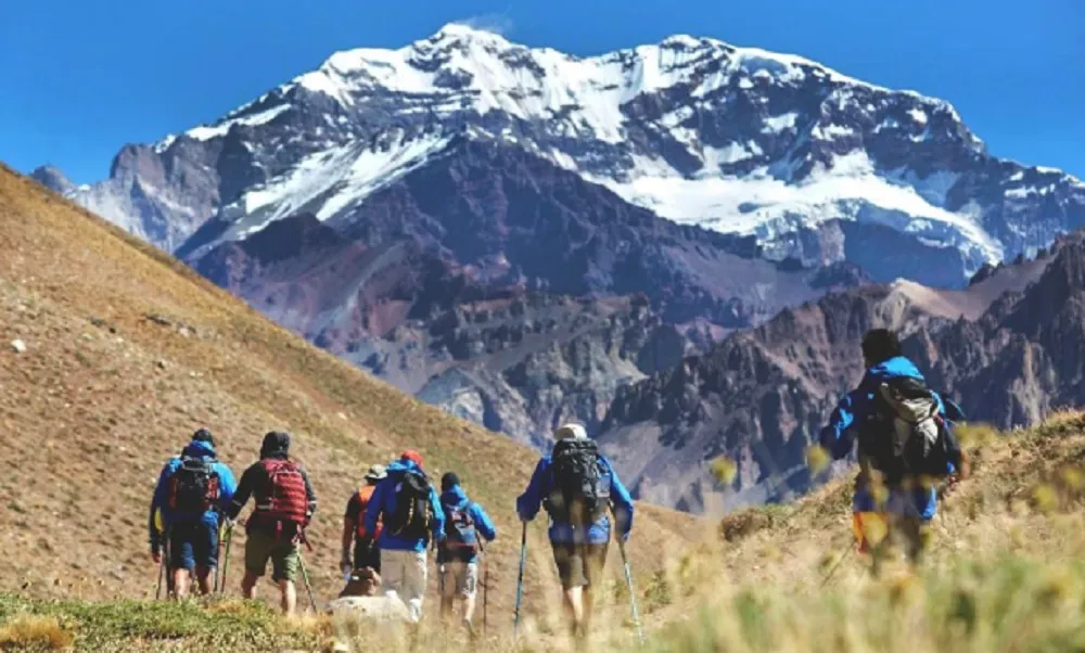 Aconcagua andinistas Escalar turismo