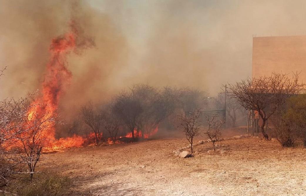 Incendio Traslasierra - Prensa Gob de Cba