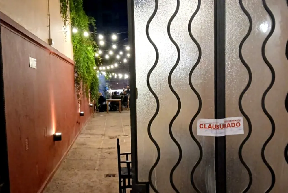 ocho clausuras durante el fin de semana