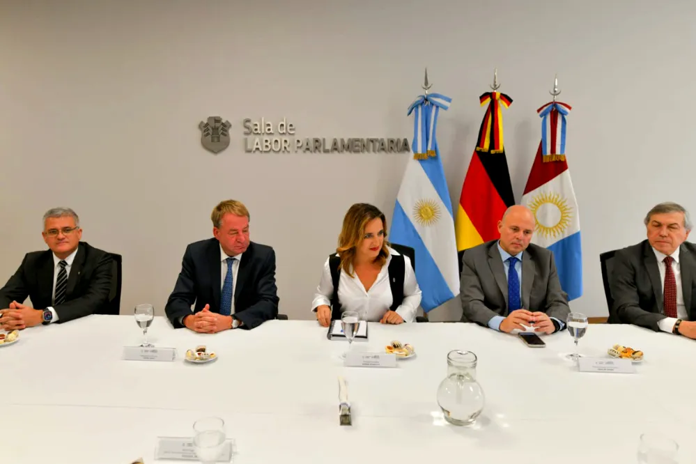 Prunotto recibió al embajador de Alemania 2