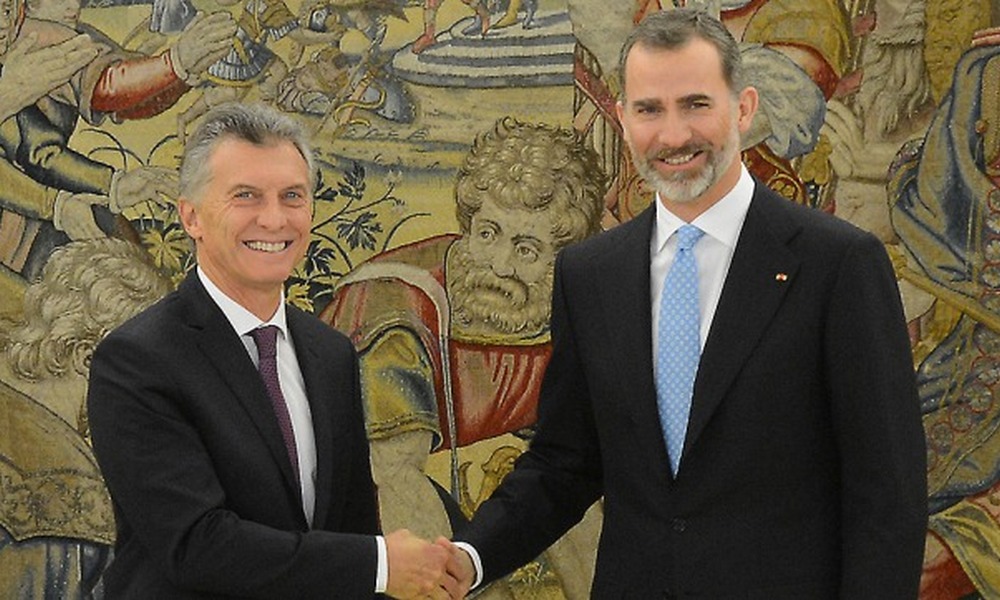 macri y el rey