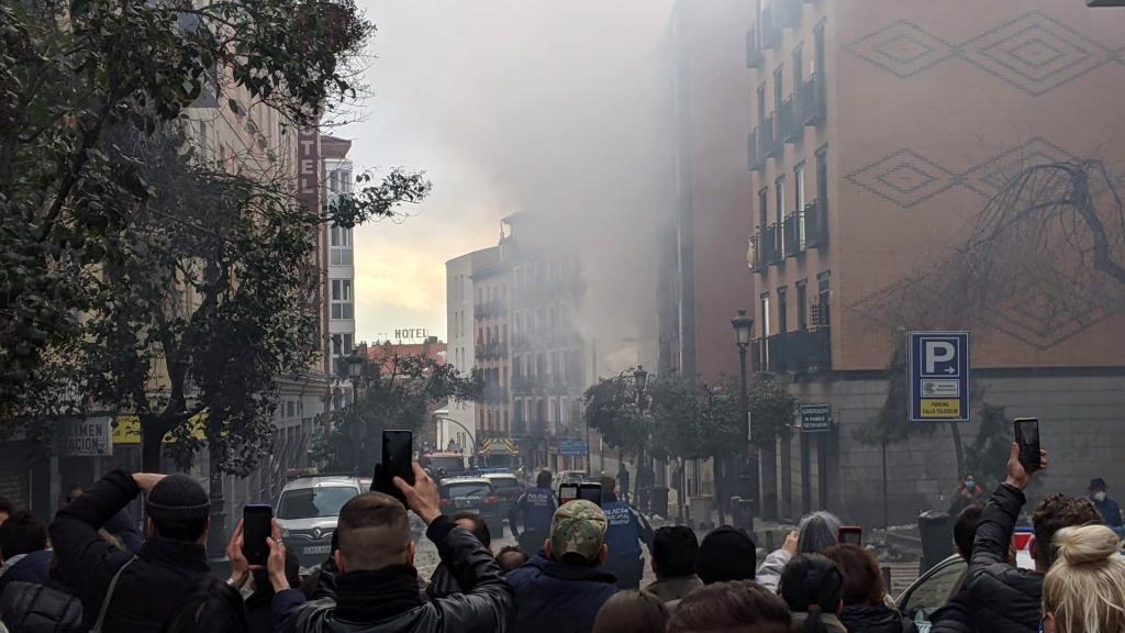 Explosión en Madrid España
