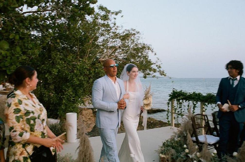 Vin Diesel acompañó al altar a la hija de Paul Walker en su boda