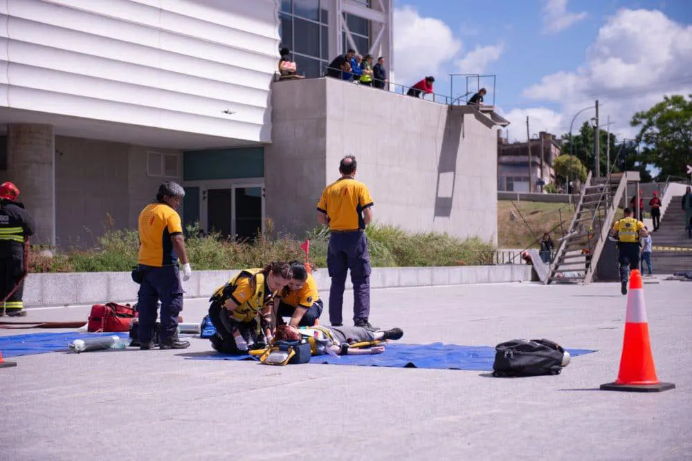 simulacro de emergencia