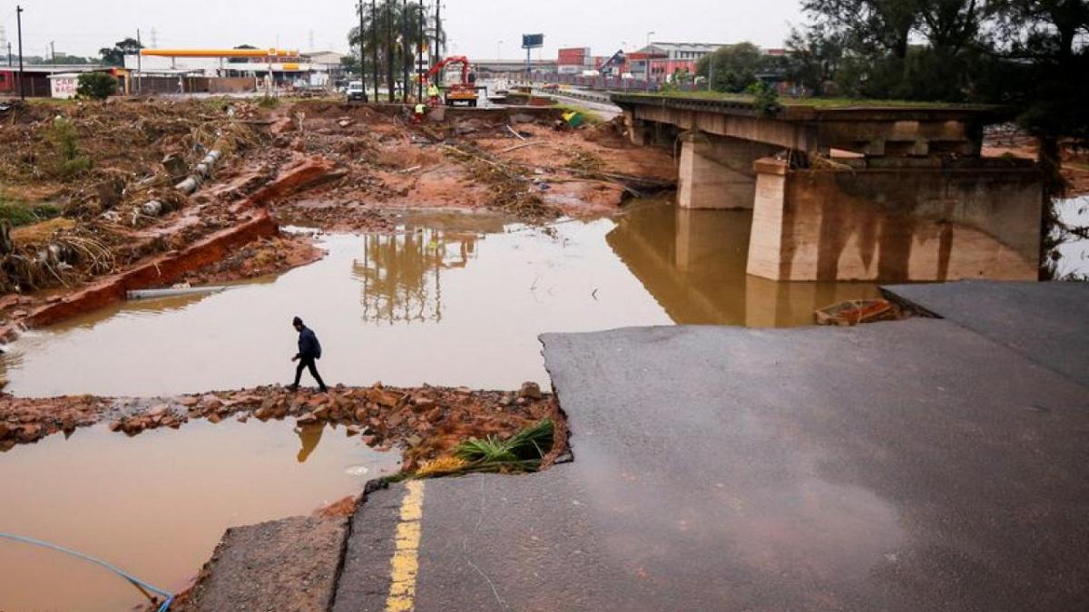 inundaciones en Sudáfrica