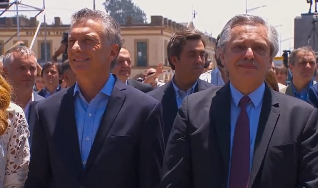 Fernández y Macri en Lujan