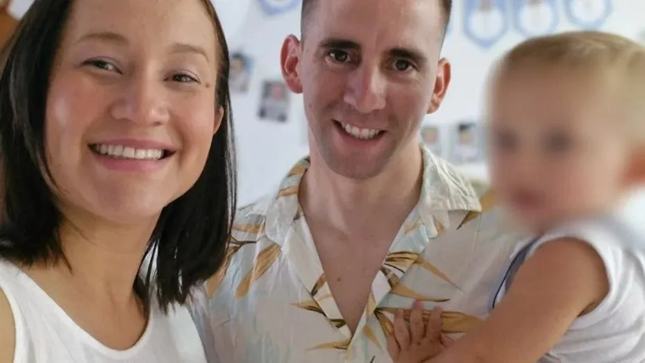 nahuel gallo y su familia